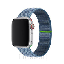 Load image into Gallery viewer, Nylon Strap For Apple Watch band 40mm 44mm iWatch band 38mm 42mm series Sport loop Bracelet Apple watch 5 4 3 2 38 40 42 44 mm
