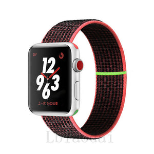 Nylon Strap For Apple Watch band 40mm 44mm iWatch band 38mm 42mm series Sport loop Bracelet Apple watch 5 4 3 2 38 40 42 44 mm