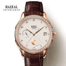 Load image into Gallery viewer, HAZEAL Couple Watch For Lover Original Design женские часы Men Quartz Watch Switzerland Luxury Womens Wristwatch Sapphire
