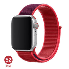 Load image into Gallery viewer, Band For Apple Watch Series 5 4 3 2 1 38MM 42MM watchband Breathable Nylon Strap Sport Loop for iwatch Bracelet 40MM 44MM
