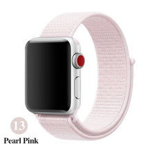 Load image into Gallery viewer, Band For Apple Watch Series 5 4 3 2 1 38MM 42MM watchband Breathable Nylon Strap Sport Loop for iwatch Bracelet 40MM 44MM
