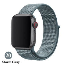 Load image into Gallery viewer, Band For Apple Watch Series 5 4 3 2 1 38MM 42MM watchband Breathable Nylon Strap Sport Loop for iwatch Bracelet 40MM 44MM
