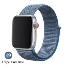 Load image into Gallery viewer, Band For Apple Watch Series 5 4 3 2 1 38MM 42MM watchband Breathable Nylon Strap Sport Loop for iwatch Bracelet 40MM 44MM
