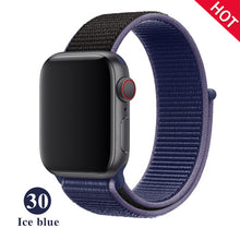 Load image into Gallery viewer, Band For Apple Watch Series 5 4 3 2 1 38MM 42MM watchband Breathable Nylon Strap Sport Loop for iwatch Bracelet 40MM 44MM
