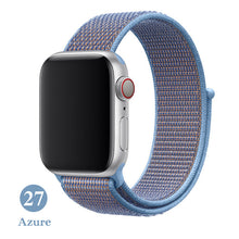 Load image into Gallery viewer, Band For Apple Watch Series 5 4 3 2 1 38MM 42MM watchband Breathable Nylon Strap Sport Loop for iwatch Bracelet 40MM 44MM
