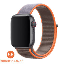 Load image into Gallery viewer, Band For Apple Watch Series 5 4 3 2 1 38MM 42MM watchband Breathable Nylon Strap Sport Loop for iwatch Bracelet 40MM 44MM
