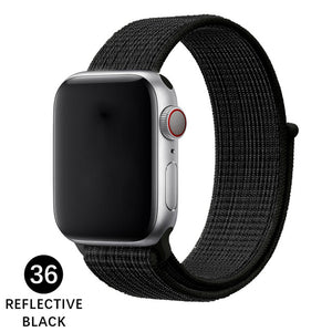 Band For Apple Watch Series 5 4 3 2 1 38MM 42MM watchband Breathable Nylon Strap Sport Loop for iwatch Bracelet 40MM 44MM