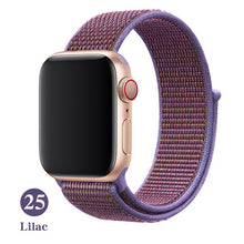 Load image into Gallery viewer, Band For Apple Watch Series 5 4 3 2 1 38MM 42MM watchband Breathable Nylon Strap Sport Loop for iwatch Bracelet 40MM 44MM

